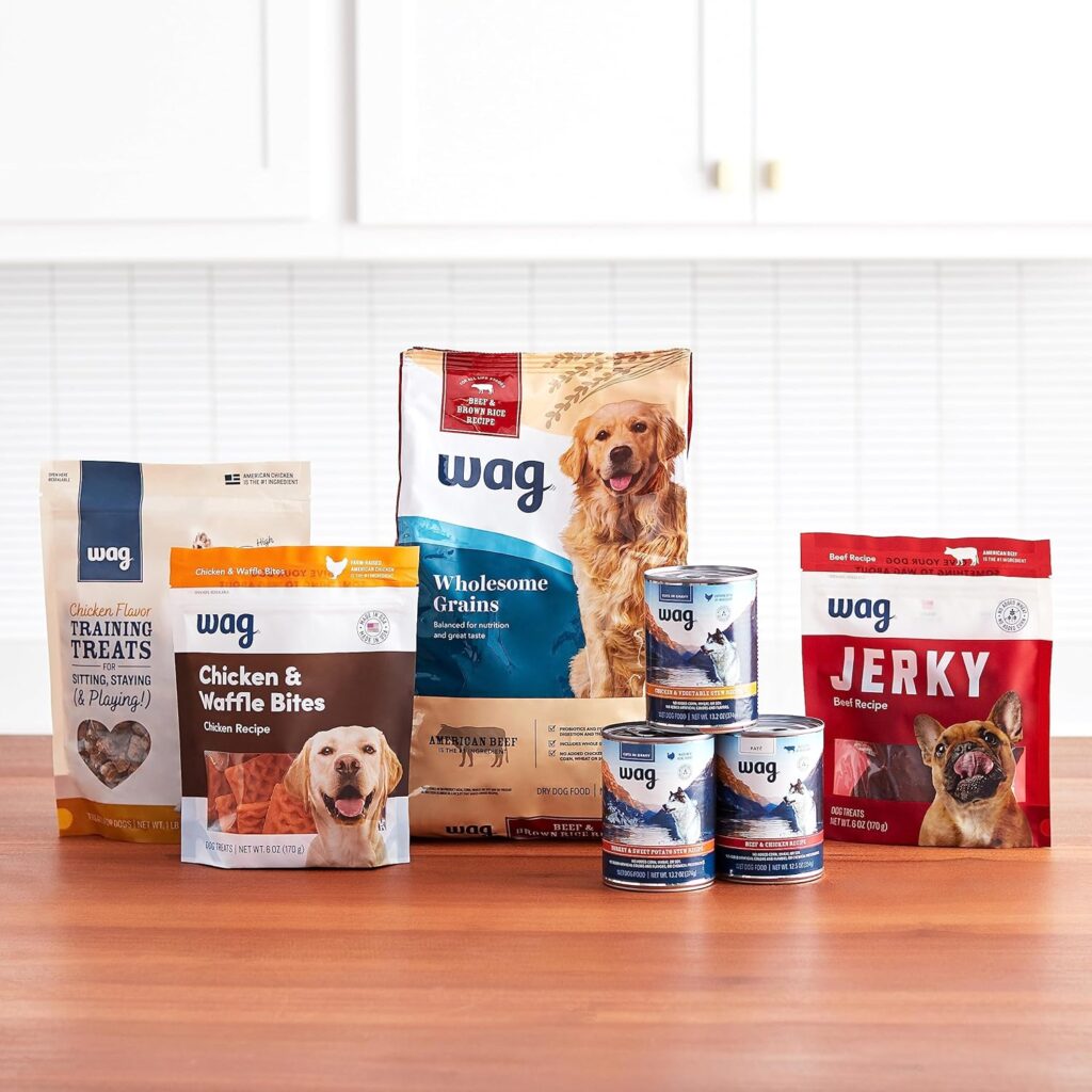 Amazon Brand – Wag Dry Dog Food, Lamb and Brown Rice, 30 lb Bag Amazon Brand – Wag Dry Dog Food, Lamb and Brown Rice, 30 lb Bag