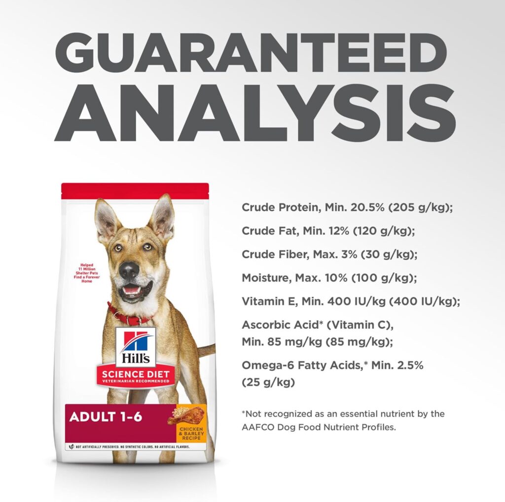 Hills Science Diet Adult 1-6, Adult 1-6 Premium Nutrition, Dry Dog Food, Chicken Barley, 5 lb Bag Hills Science Diet Adult 1-6, Adult 1-6 Premium Nutrition, Dry Dog Food, Chicken Barley, 5 lb Bag