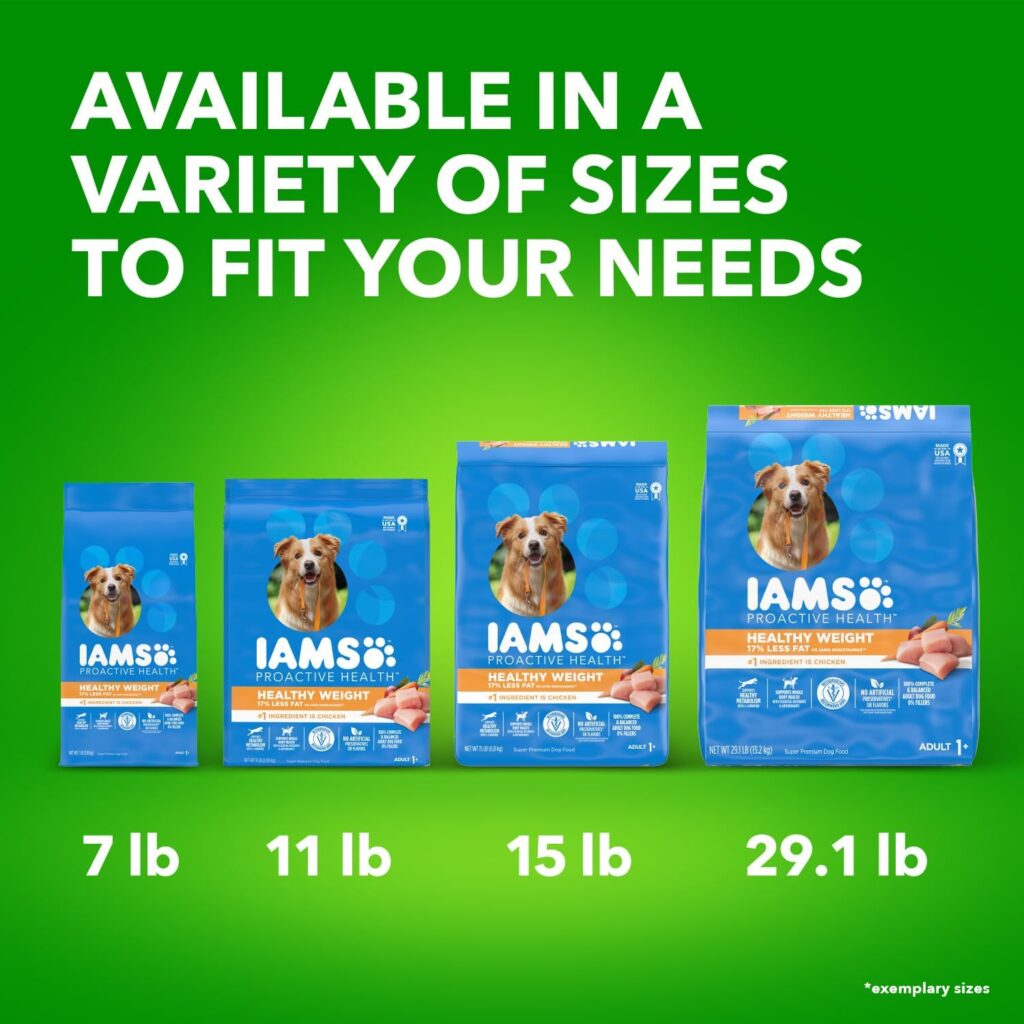 IAMS Proactive Health Healthy Weight Control Adult Dry Dog Food with Real Chicken, 15 lb. Bag IAMS Proactive Health Healthy Weight Control Adult Dry Dog Food with Real Chicken, 15 lb. Bag