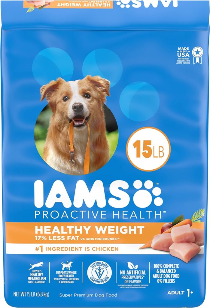 IAMS Proactive Health Healthy Weight Control Adult Dry Dog Food with Real Chicken, 15 lb. Bag IAMS Proactive Health Healthy Weight Control Adult Dry Dog Food with Real Chicken, 15 lb. Bag