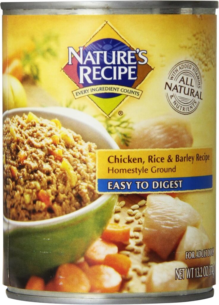 Nature’s Recipe Stew Lamb, Rice Barley Recipe Wet Dog Food, 13.2 oz. Can, 12 Count Nature’s Recipe Stew Lamb, Rice Barley Recipe Wet Dog Food, 13.2 oz. Can, 12 Count