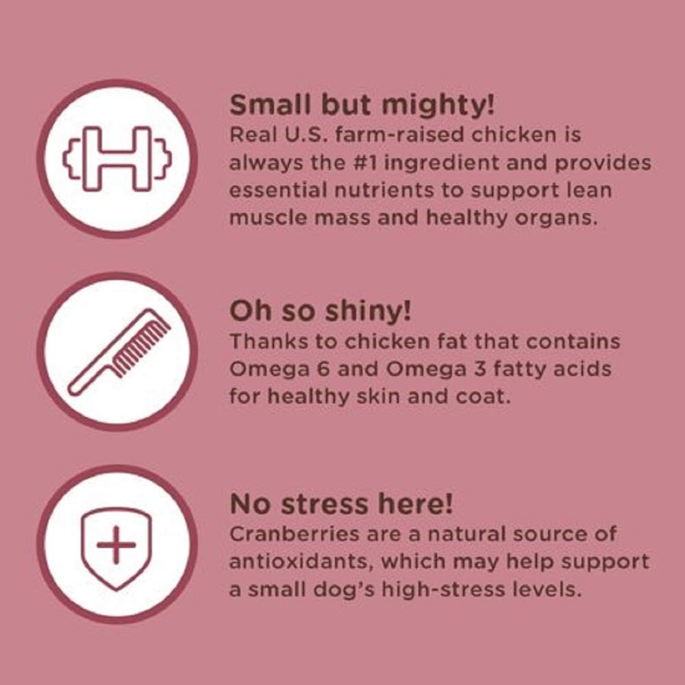 Nutrish Rachael Ray Little Bites Dry Dog Food, Chicken Veggies Recipe for Small Breeds, 6 Pounds Nutrish Rachael Ray Little Bites Dry Dog Food, Chicken Veggies Recipe for Small Breeds, 6 Pounds