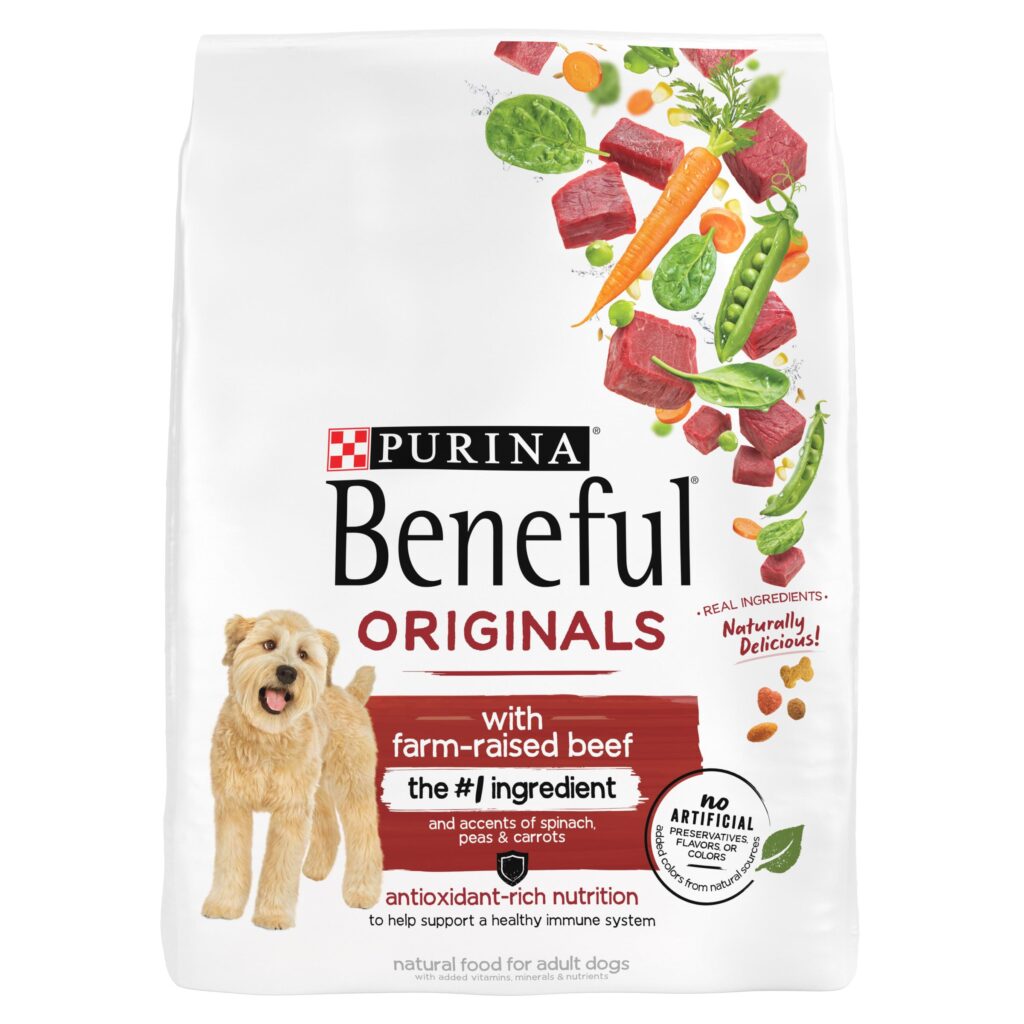 Beneful Purina Real Meat Dry Dog Food, Originals with Farm-Raised Beef, 14 lb. Bag Beneful Purina Real Meat Dry Dog Food, Originals with Farm-Raised Beef, 14 lb. Bag