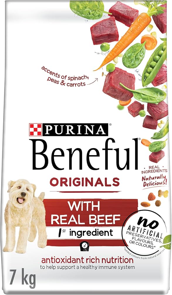Beneful Purina Real Meat Dry Dog Food, Originals with Farm-Raised Beef, 14 lb. Bag Beneful Purina Real Meat Dry Dog Food, Originals with Farm-Raised Beef, 14 lb. Bag