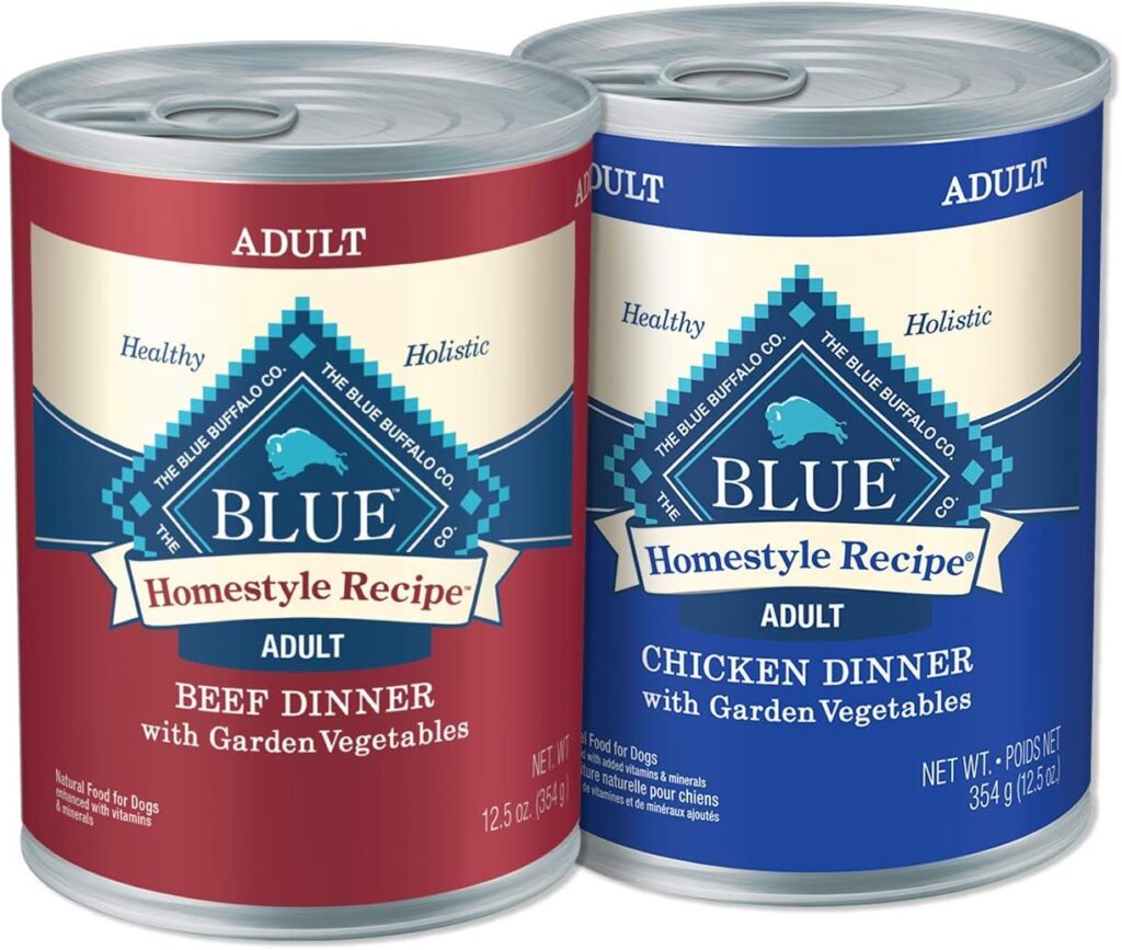 Blue Buffalo Homestyle Recipe Natural Adult Wet Dog Food, Mixed Textures Beef 12.5-oz Cans (24 Count- 12 of Each Flavor) Blue Buffalo Homestyle Recipe Natural Adult Wet Dog Food, Mixed Textures Beef 12.5-oz Cans (24 Count- 12 of Each Flavor)