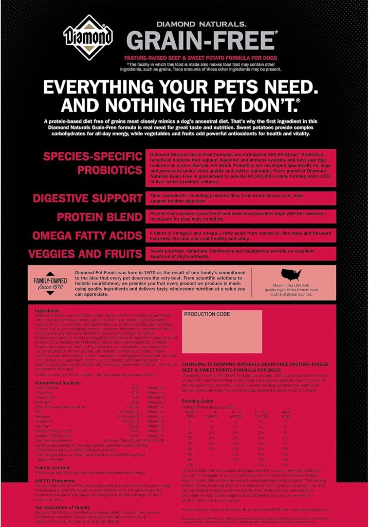 Diamond Naturals Grain Free Real Meat Recipe Premium Dry Dog Food With Real Fish 14Lb Diamond Naturals Grain Free Real Meat Recipe Premium Dry Dog Food With Real Fish 14Lb
