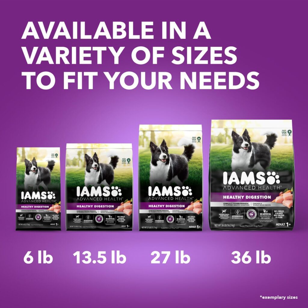 IAMS Advanced Health Adult Healthy Digestion Dry Dog Food with Real Chicken, 13.5 lb. Bag IAMS Advanced Health Adult Healthy Digestion Dry Dog Food with Real Chicken, 13.5 lb. Bag