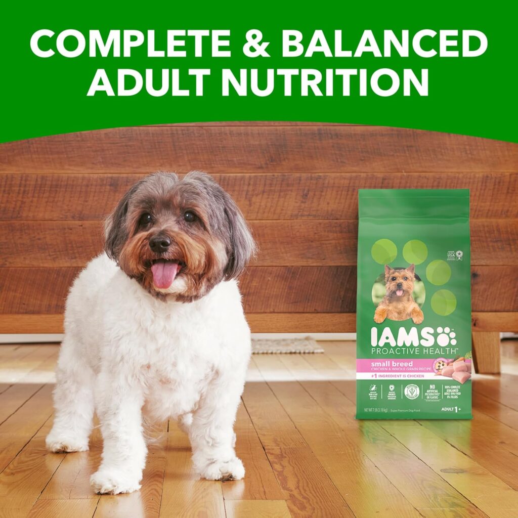 IAMS Small Toy Breed Adult Dry Dog Food for Small Dogs with Real Chicken, 15 lb. Bag IAMS Small Toy Breed Adult Dry Dog Food for Small Dogs with Real Chicken, 15 lb. Bag