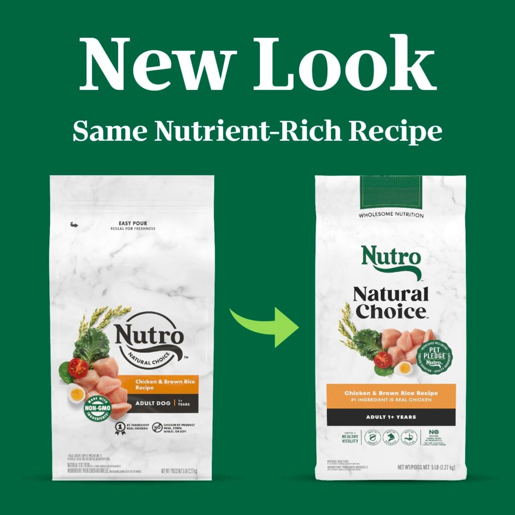 Nutro Natural Choice Adult Dry Dog Food, Chicken and Brown Rice Recipe 5 lbs. Nutro Natural Choice Adult Dry Dog Food, Chicken and Brown Rice Recipe 5 lbs.
