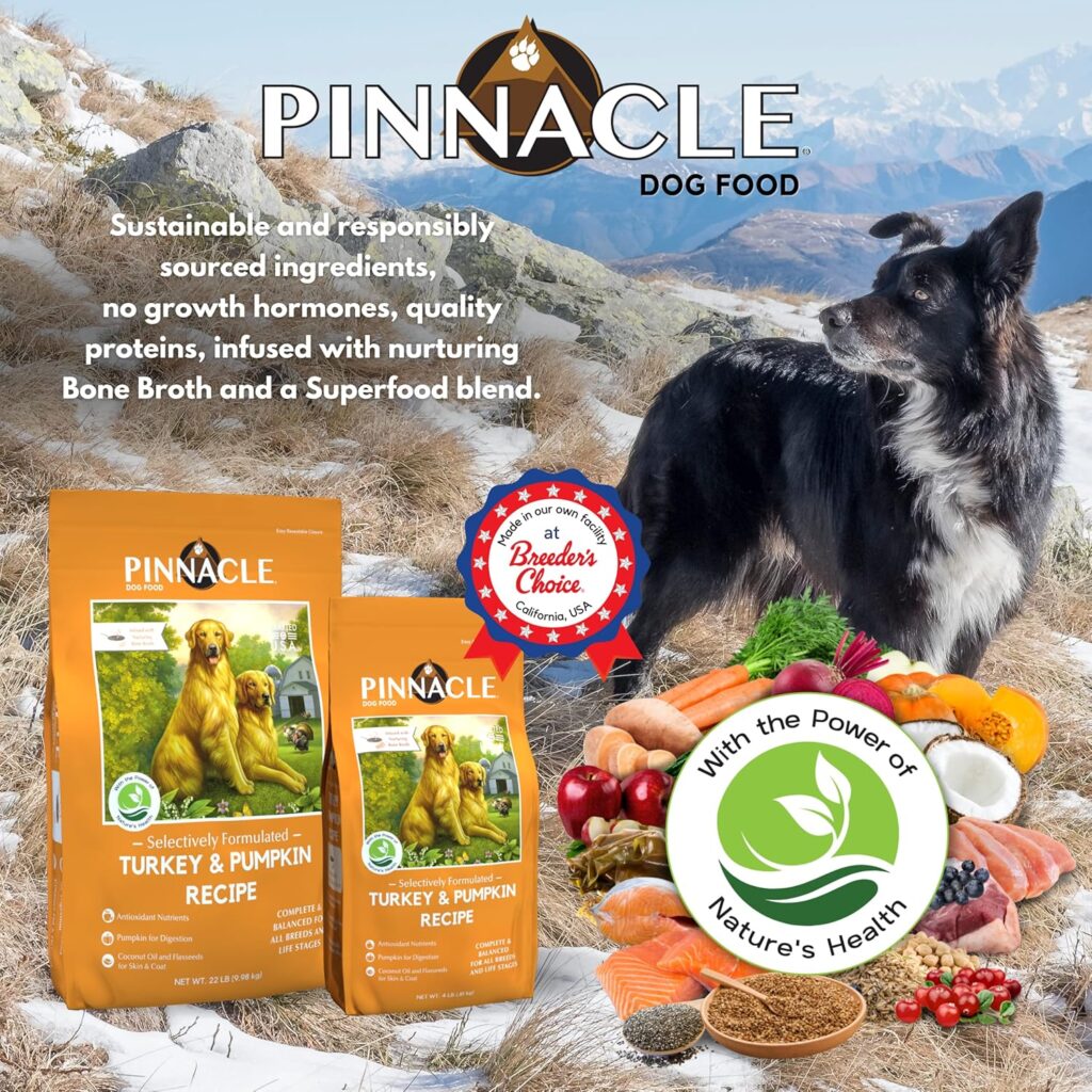 Pinnacle Turkey Pumpkin Dry Dog Food 4 lb, Infused with Broth Pinnacle Turkey Pumpkin Dry Dog Food 4 lb, Infused with Broth