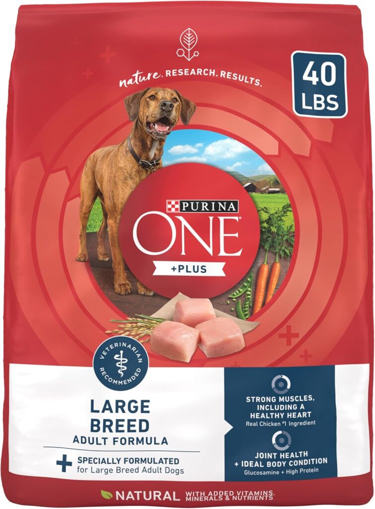 Purina ONE Plus Large Breed Adult Dog Food Dry Formula - 40 lb. Bag Purina ONE Plus Large Breed Adult Dog Food Dry Formula - 40 lb. Bag