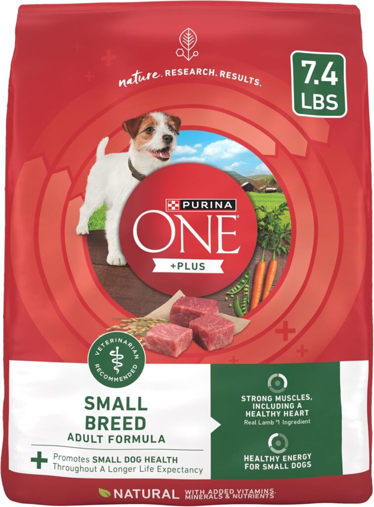 Purina ONE Plus Small Breed Lamb and Rice Formula Dry Dog Food - 7.4 lb. Bag Purina ONE Plus Small Breed Lamb and Rice Formula Dry Dog Food - 7.4 lb. Bag