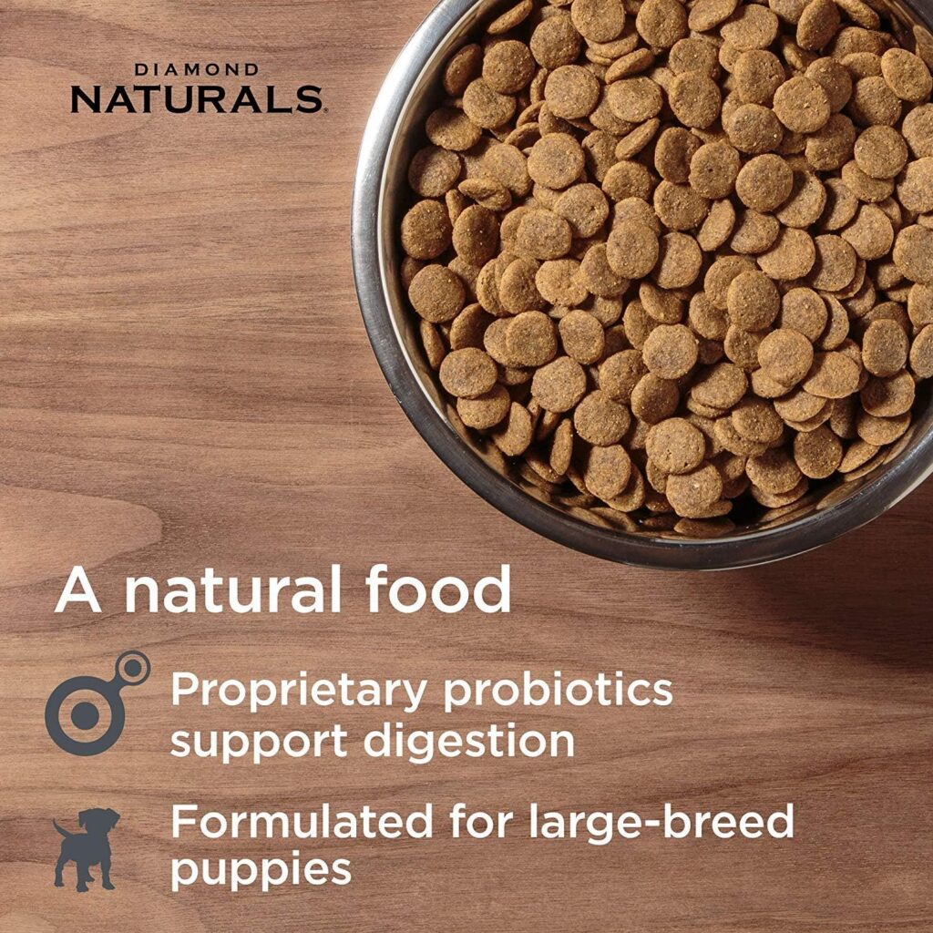 Diamond Naturals Large Breed Adult Dry Dog Food Lamb Meal and Rice Formula with Protein from Real Lamb, Probiotics and Essential Nutrients to Support Balanced and Overall Health in Adult Dogs 40lb Diamond Naturals Large Breed Adult Dry Dog Food Lamb Meal and Rice Formula with Protein from Real Lamb, Probiotics and Essential Nutrients to Support Balanced and Overall Health in Adult Dogs 40lb