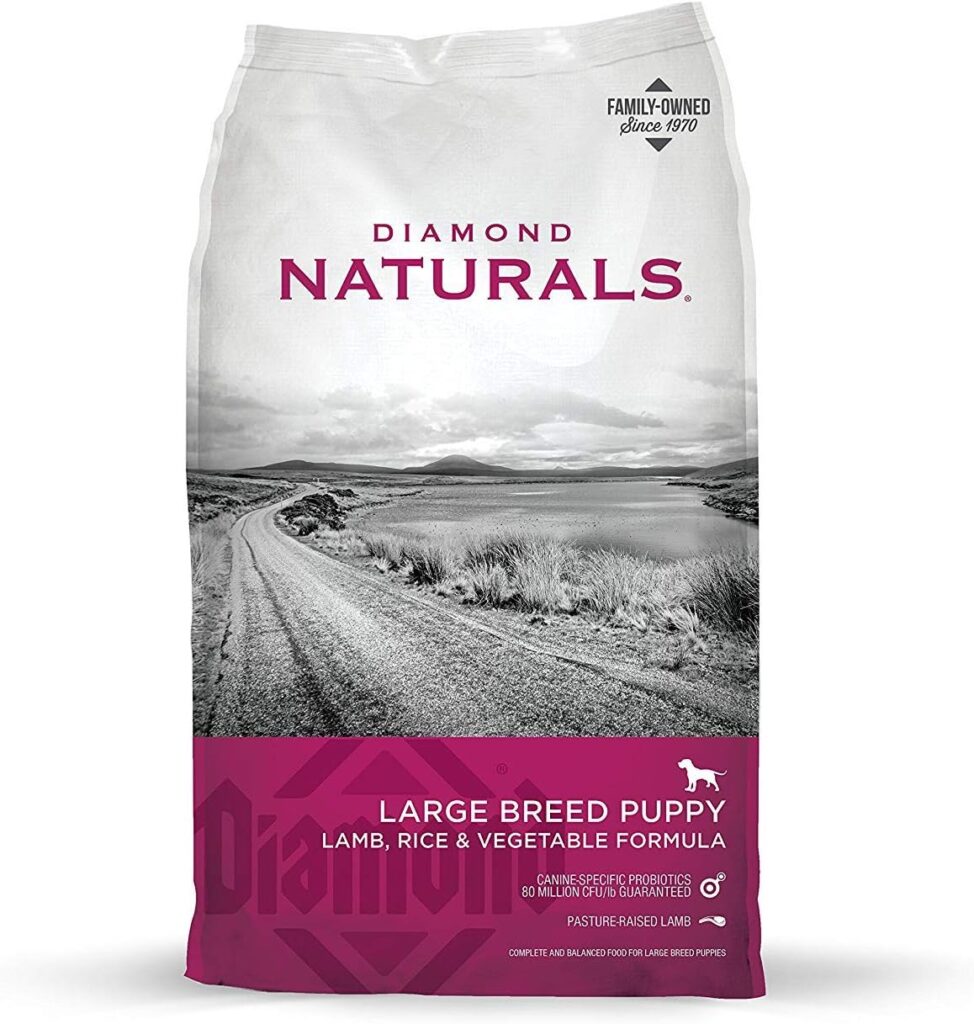 Diamond Naturals Large Breed Adult Dry Dog Food Lamb Meal and Rice Formula with Protein from Real Lamb, Probiotics and Essential Nutrients to Support Balanced and Overall Health in Adult Dogs 40lb Diamond Naturals Large Breed Adult Dry Dog Food Lamb Meal and Rice Formula with Protein from Real Lamb, Probiotics and Essential Nutrients to Support Balanced and Overall Health in Adult Dogs 40lb