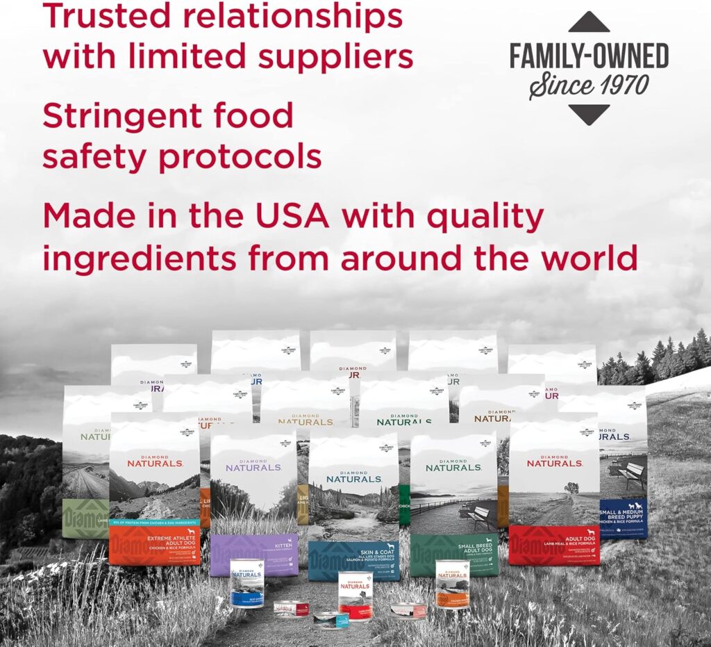 DIAMOND NATURALS Skin Coat Real Meat Recipe Dry Dog Food with Wild Caught Salmon 15lb (9422_15_DND) DIAMOND NATURALS Skin Coat Real Meat Recipe Dry Dog Food with Wild Caught Salmon 15lb (9422_15_DND)