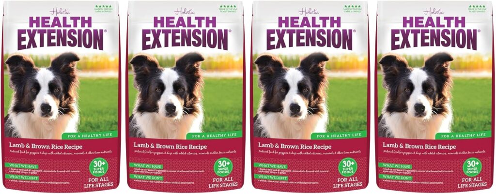 Health Extension Lite Chicken  Brown Rice Dry Dog Food (1 lb / 0.45 kg) - Low-Fat Formula with Glucosamine, Probiotics  Omega 3 for Overweight, Spayed, Neutered, or Senior Dogs