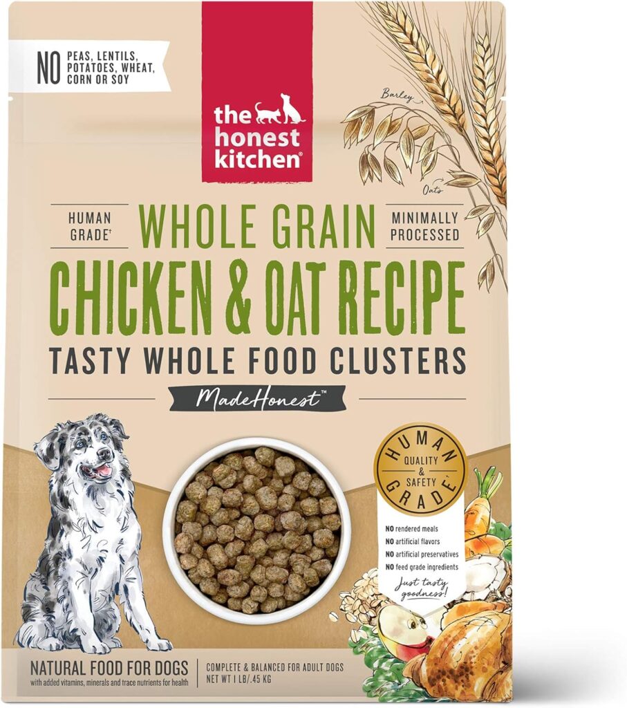 The Honest Kitchen Whole Food Clusters Whole Grain Chicken Oat Dry Dog Food, 1 lb Bag The Honest Kitchen Whole Food Clusters Whole Grain Chicken Oat Dry Dog Food, 1 lb Bag