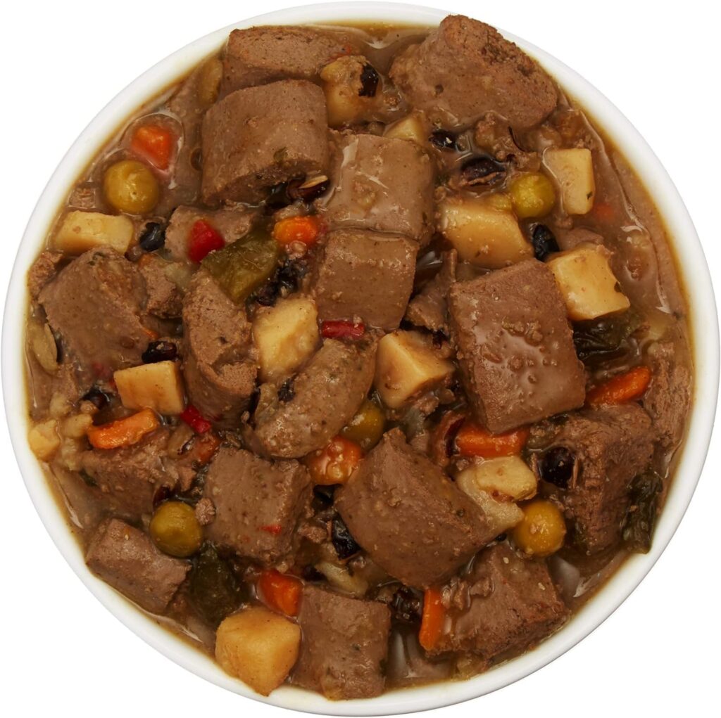 Amazon Brand - Wag Stew Canned Dog Food, Turkey  Sweet Potato Recipe, 13.2 oz Can (Pack of 12)