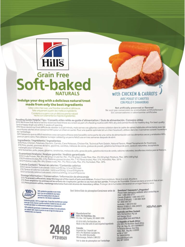 Hills Grain Free Soft Baked Naturals, All Life Stages, Great Taste, Dog Treats, Duck Pumpkin , 8 oz Bag Hills Grain Free Soft Baked Naturals, All Life Stages, Great Taste, Dog Treats, Duck Pumpkin , 8 oz Bag
