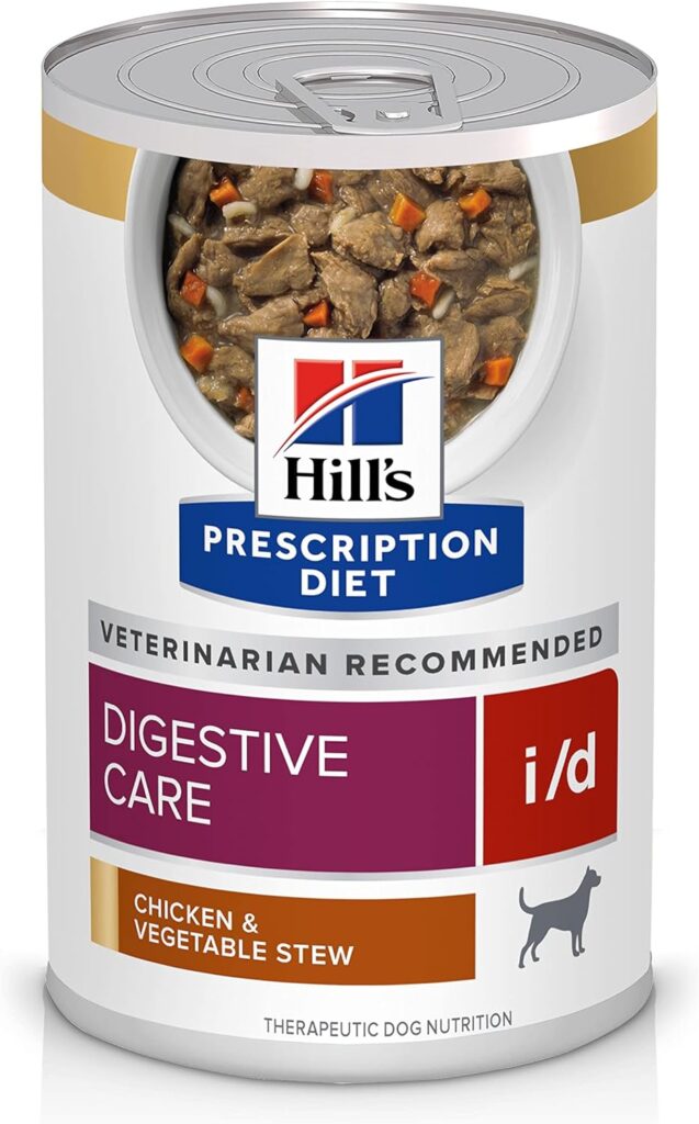 Hills Prescription Diet i/d Digestive Care Chicken Vegetable Stew Canned Dog Food, Veterinary Diet, 12.5 oz., 12-Pack Wet Food Hills Prescription Diet i/d Digestive Care Chicken Vegetable Stew Canned Dog Food, Veterinary Diet, 12.5 oz., 12-Pack Wet Food