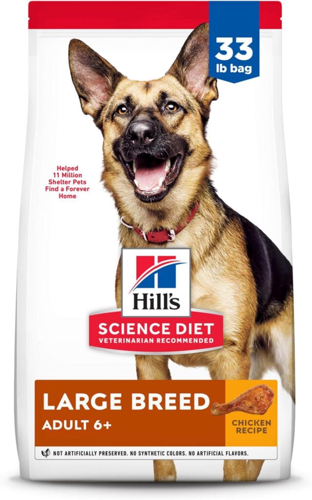 Hills Science Diet Adult 6+ Chicken Meal Barley  Brown Rice Recipe Large Breed Dry Dog Food 33 lbs.