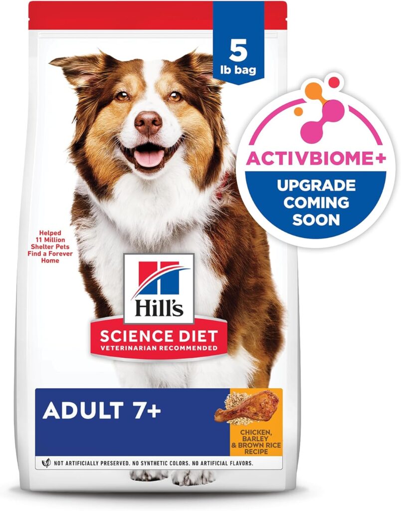 Hills Science Diet Senior 7+ Chicken Meal, Barley Brown Rice Recipe Dry Dog Food, 15 lbs. Hills Science Diet Senior 7+ Chicken Meal, Barley Brown Rice Recipe Dry Dog Food, 15 lbs.