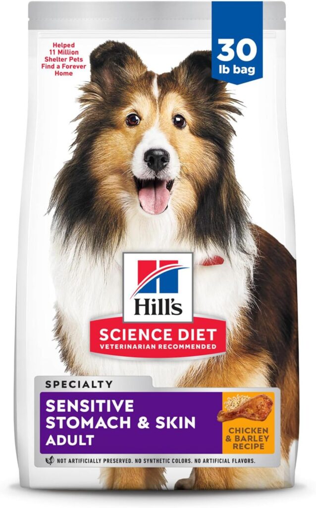 Hills Science Diet Sensitive Stomach Skin, Adult 1-6, Stomach Skin Sensitivity Support, Dry Dog Food, Chicken Recipe, 30 lb Bag Hills Science Diet Sensitive Stomach Skin, Adult 1-6, Stomach Skin Sensitivity Support, Dry Dog Food, Chicken Recipe, 30 lb Bag