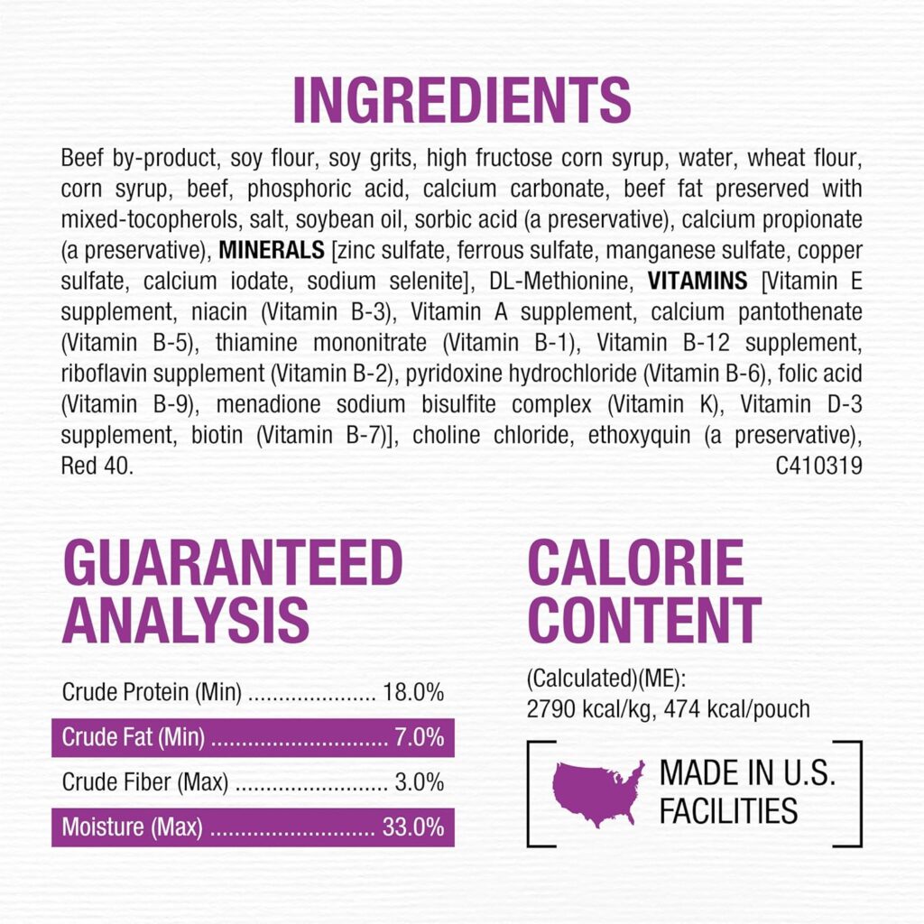 Purina Moist and Meaty Dog Food Chopped Burger Soft Dog Food Pouches - 36 ct. Pouch Purina Moist and Meaty Dog Food Chopped Burger Soft Dog Food Pouches - 36 ct. Pouch