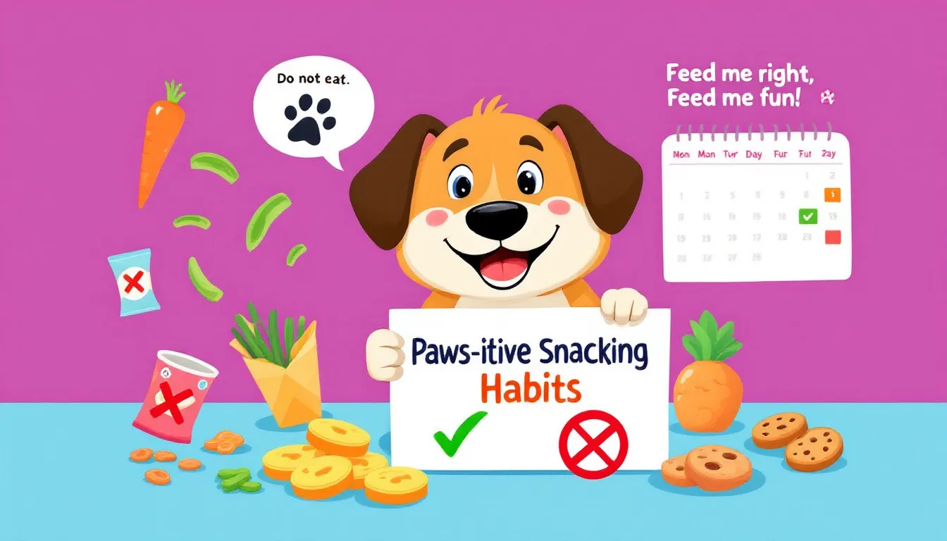 A dog enjoying a healthy treat, emphasizing the importance of safe snacks in a dog's diet.